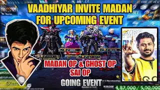 VAADHIYAR INVITE MADAN FOR UPCOMING EVENT #madhanop #ghostop #saiop #vaadhiyar #bgmi #bgmilive 