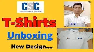 CSC T-shirts Unboxing 2021 ||  Digital India T-shirts Logo || 2 Pic Prize Only ₹400