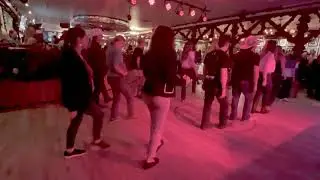 COUNTRY DANCE JACKSON HOLE  WYOMING MILLION DOLLAR COWBOY BAR