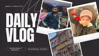 My New Vlog/Delhi Wholesale Market #vlog #chandanichowk #arunvastrabhandar 