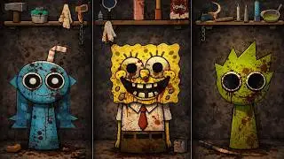 Ohh NO! AQUA 🆚 SPONGE BOB 🆚 OWAKCX Sprunki Incredibox Animation
