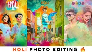 Holi Photo Editing || PicsArt Holi Photo Editing || Holi Colour Lightroom || Holi Editing 2022