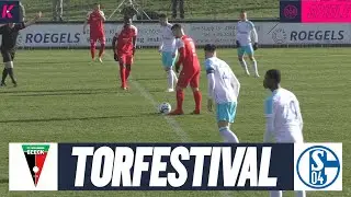 Jeff-Denis Fehr mit Platzverweis nach Wrestling-Attacke | FC Wegberg-Beeck - FC Schalke 04 II