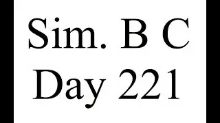 Sim. B C Day 221: What is Evil - Passive Force of Nature