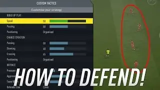 HOW TO DEFEND IN FIFA 17! CUSTOM TACTICS TUTORIAL!