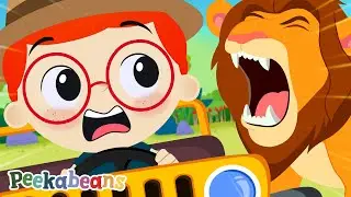 Animals Song | Oink! 🐷 Moo 🐄 | Learning Animals @PeekabeansKidsSongs & Nursery Rhymes