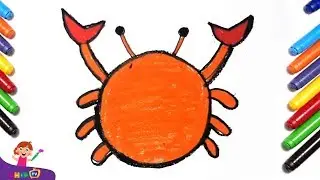 ChipTV Draw | How to Draw Crab - Crab drawing Easy