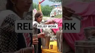 relief work in flood affected areas