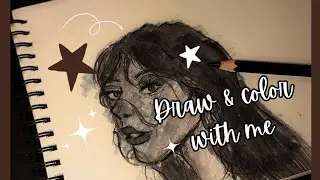 Draw & color with me(EXCEPT I AM NOVICE AT COLORING)⋆˚ʚɞ