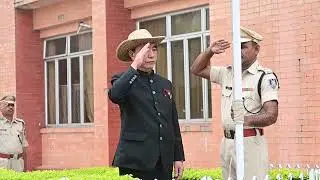 Chief Minister Pu Lalduhoma'n CM Office tualah National Flag pawtpharhin zahna chibai an buk