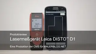 Review: Aufma&szlig; im Raum mit Bluetooth-Laser Leica Disto D1 und CATSmobil 3D