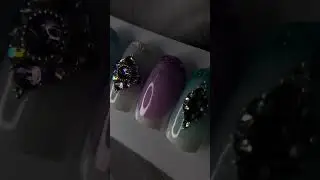 #маникюр #nail #nailart #naildesign #nails #ногти #стразы #инкрустация #дизайнногтей #рилсы