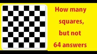 How many squares, but not 64 answers||Brain exercises||Puzzle with sukhdev joshi||📒🔢🤔