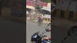 Hot summer & bike catch fire.. beaware