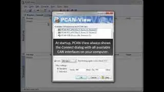 PCAN-View 3: Connecting to a CAN Bus