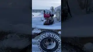 Welding rig with snow on it #ford #miller #youtube #short #colorado
