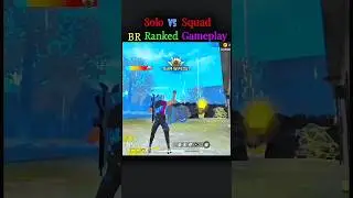 Legendisback Solo vs squad BR-Ranked gameplay wait for end💀☠️ #freefire #shorts #legendisback #epic