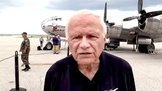 Restored B-29 bomber makes historic stop in Cleveland