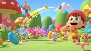 Fall Guys Wobbly Beans Fell Off the Track 🟠 | Nursery Rhymes for Kids & Baby Songs