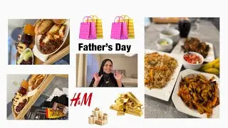 VLOG | OPENING GIFTS | FATHERS DAY |  HUSBAND COOKING  MY CRAVINGS | 