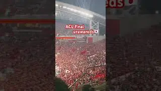 Saitama Stadium turns red. Like Old Trafford and Anfield. #urawareds #manutd #acl #football #lfc