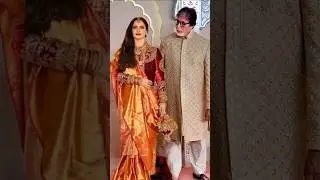 Amitabh Bachchan kept looking at Rekha ji at Anant Ambani's wedding 😍 #shorts #trending