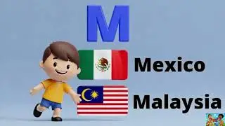 ABC Countries Song 🌍 | Learn Alphabet with Country Flags | Kids Nursery Rhyme | YouTube Kids