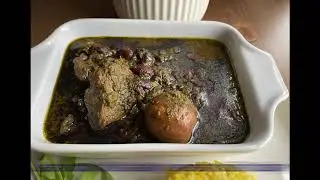 Cooking my favourite Persian cuisine: Ghormeh Sabzi. Simple and easy steps.