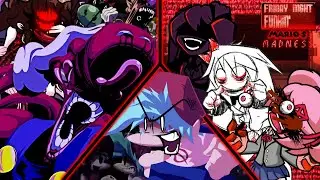 FNF - Mario's Madness V2 - All Stars X Poem Stars DDTO - (DUET\COMPARISON)