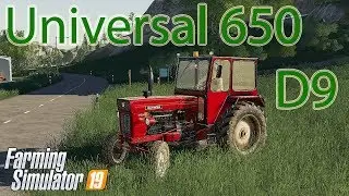 Трактор Universal 650 D9 для farming simulator 19
