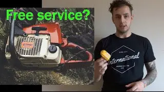 Servicing a two-stroke engine for free!