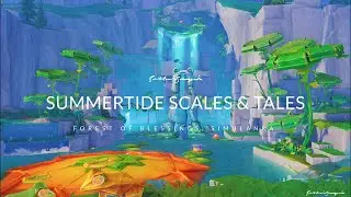 Forest of Blessings Simulanka | Summertide Scales and Tales Event Ambience (35Min) | Genshin Impact