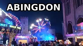 Longest Fair in Europe , Abingdon Michaelmas Street Fair in the Morning and Night