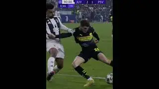 Renato Veiga gives his all every game!🇵🇹 #juventus #defense #reaction #ucl #championsleague