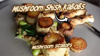 Mushroom shish kabobs