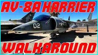 AV-8A HARRIER WALK AROUND