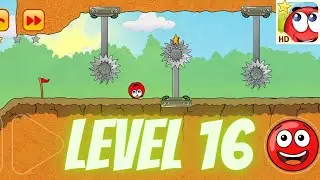 Red Ball 3 Level 16 | With 3 Stars | Fore Gaming