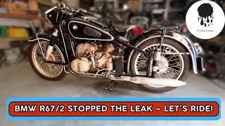 BMW R67/2 &ndash; Quick Gearbox Leak Repair (Back to Riding!) / Part 1