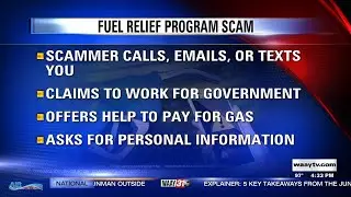 Fuel Relief Program is a scam