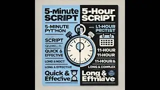 Automate Tedious Tasks: 5-Minute Python Script vs. 11-Hour Corporate Process