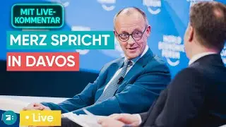 LIVE: Was sagt Merz zur Trump-Wende in Davos?