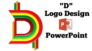 | D alphabet design/logo in PowerPoint |