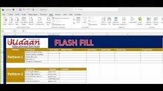 Flash Fill in Excel