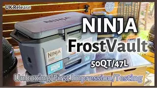 Ninja Frost Vault 50Qt 47L Unboxing | First Impression and Testing | UK Release | Ninja Cooler Box