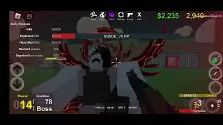 Roblox Zombie Uprising Gameplay (Horde)