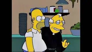 The Simpsons - Homer gets the praise for Ned&rsquo;s Charity work 