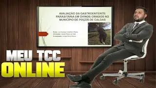MINHA APRESENTAÇÃO ONLINE DO TRABALHO DE CONCLUSÃO DE CURSO - TCC ONLINE #ALUNODAVET #LHCVET