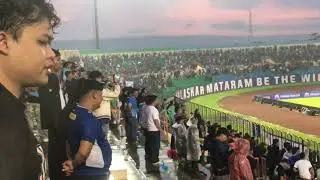 AKU YAKIN DENGAN KAMU IRINGI KEMENANGAN LASKAR MATARAM ATAS MACAN PUTIH DI SSA | PSIM 2-1 PERSIK