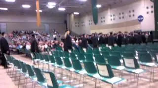 Tim waves but I miss it...last guy in the frame.