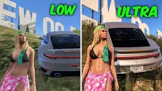 GTA 5 Potato VS Ultra Graphics Comparison